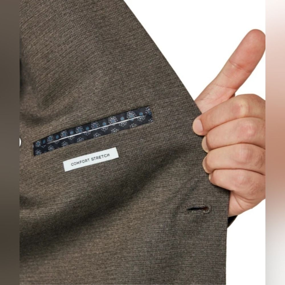 Men's Infinity Linearflex Brown/grey Blazer - Picture 4 of 4